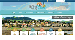 Desktop Screenshot of cityofamericancanyon.org